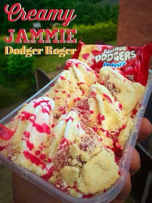 Creamy Jammie Dodger Roger 