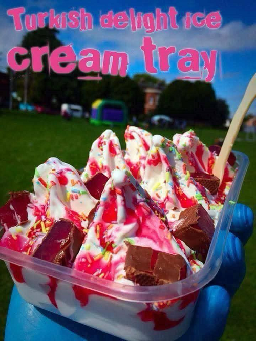 Turkish Delight Ice Cream Tray 